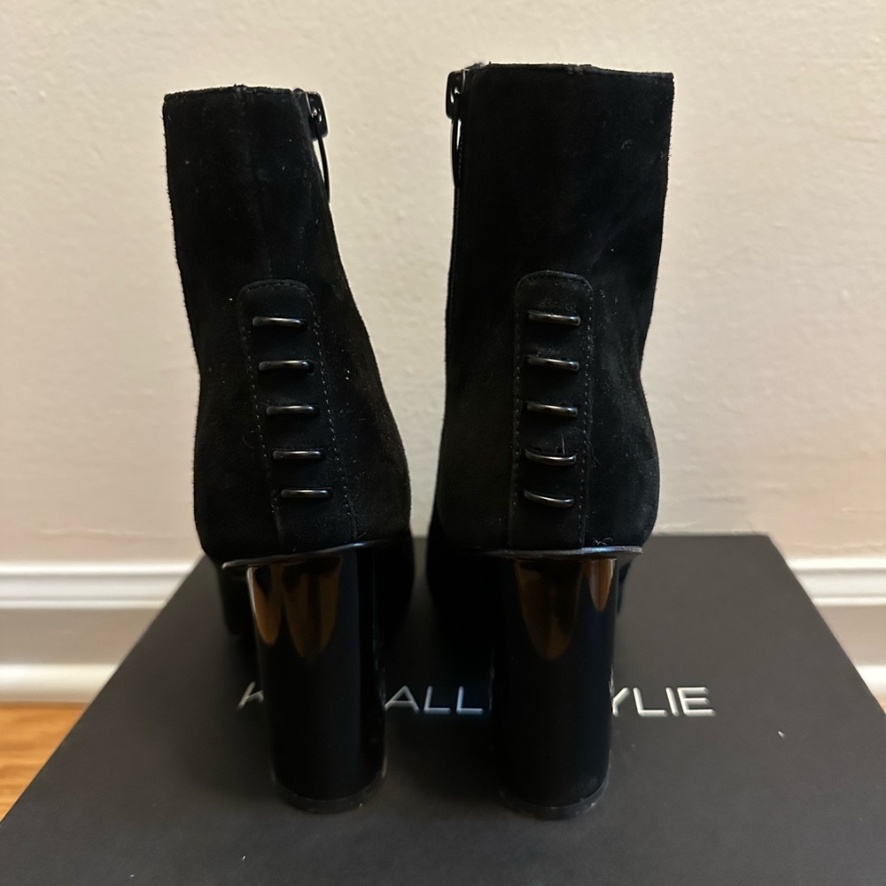 Kendall + Kylie Black Ankle Boots